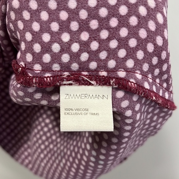 Zimmermann Polka Dot Minidress, Size 1 (US 6) - Picture 6 of 13